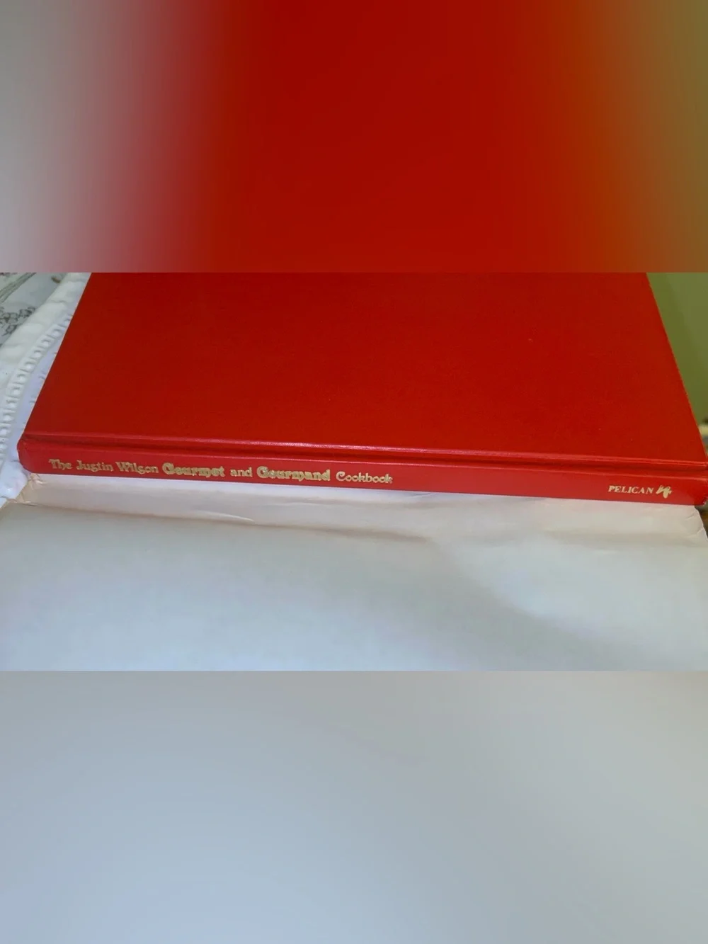 Vintage 1984 hardcover cookbook-Justin Wilson's Gourmet and Gourmand